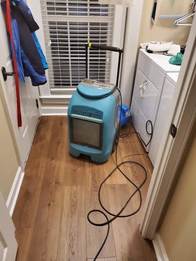 Commercial dehumidifier deployed for Flood Damage Cleanup in New Orleans