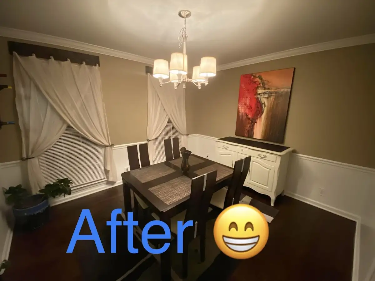 Professional dining room restoration after water damage in New Orleans